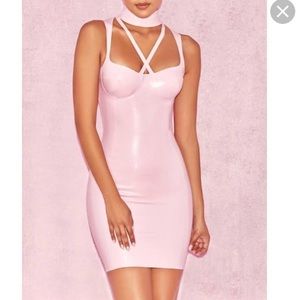 House of cb latex dress